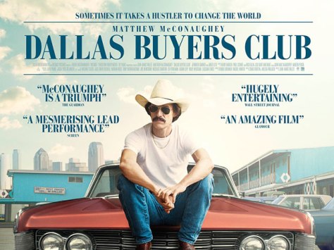 Dallas Buyers Club, cartel de la película.
